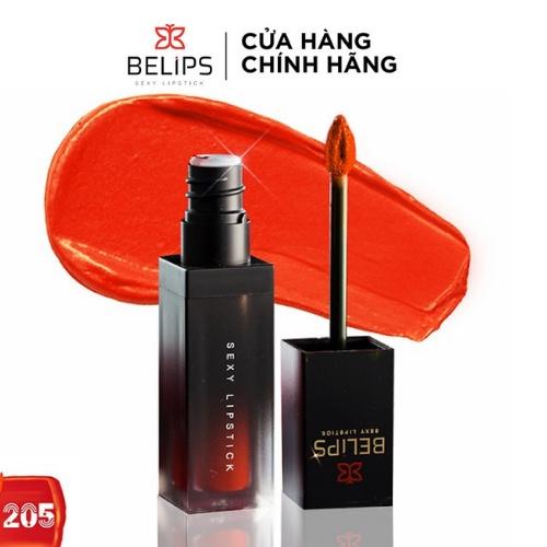 Son Kem Lì Màu Love Story Đỏ Gạch Belips Sexy Lipstick Không Chì (3,7G)