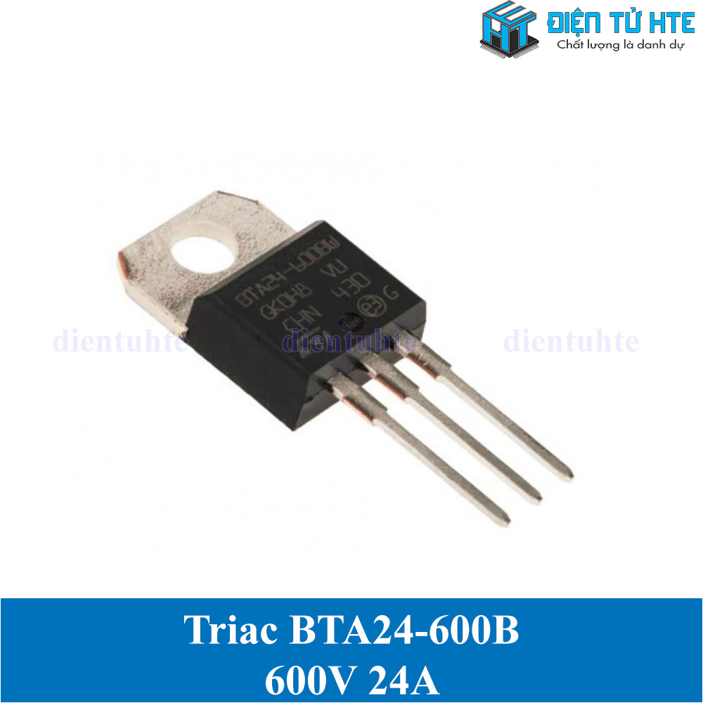 Combo 2 con Triac BTA24 BTA24-600B 24A 600V TO-220