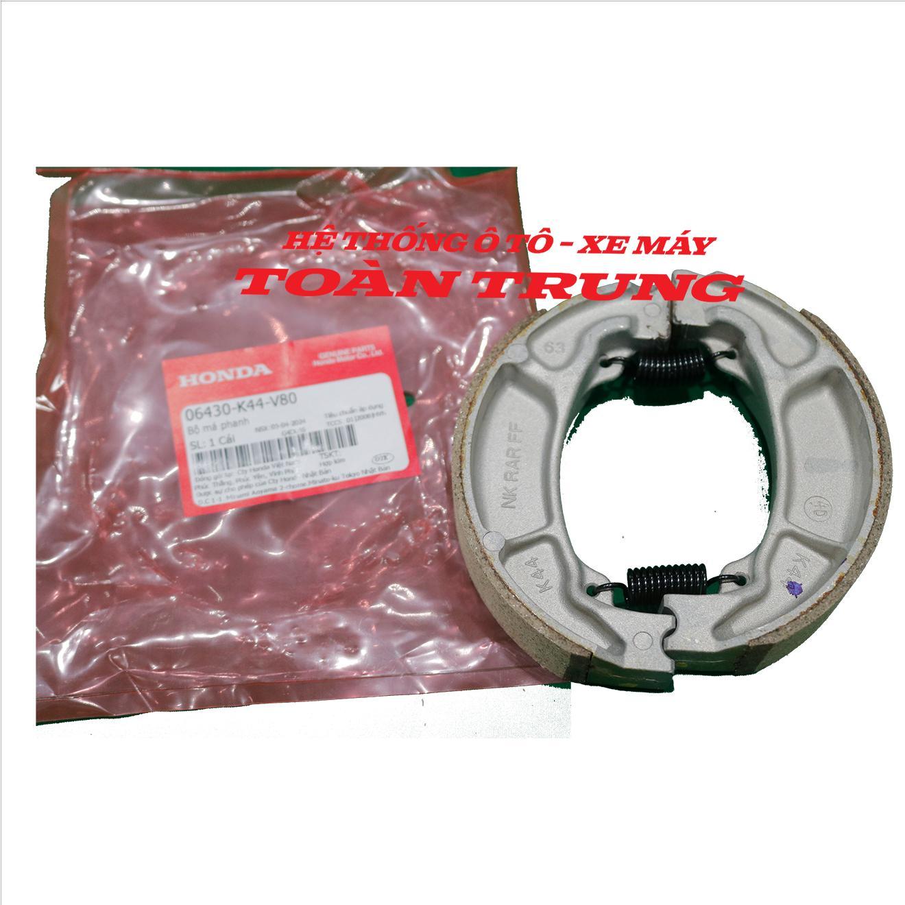 Bộ má phanh sau Vision, Air Blade 125/150/160, LEAD 125, SH Mode, Vario 160 &quot;06430K44V80&quot;