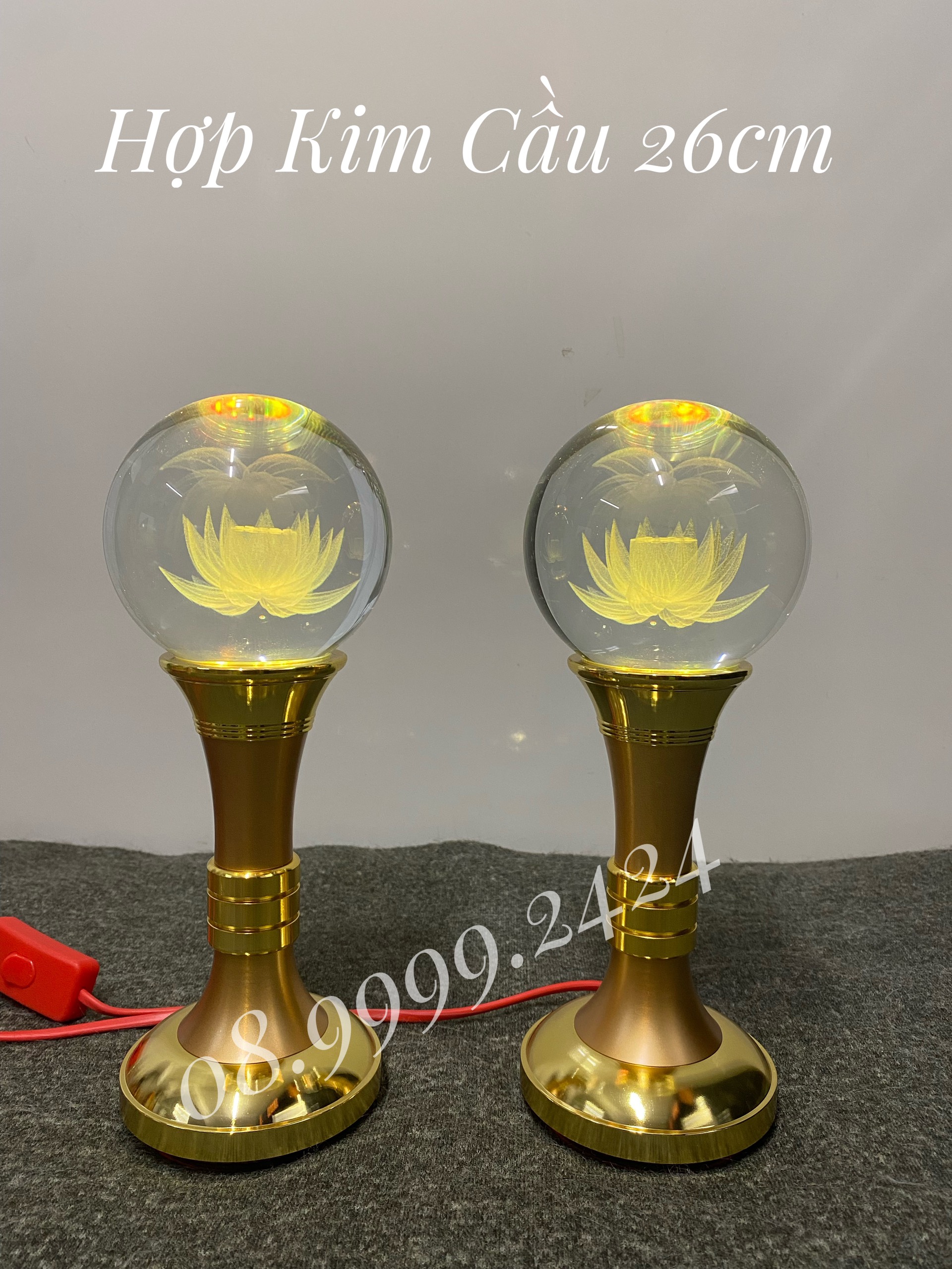ĐÈN THỜ PHA LÊ CAO CẤP CẦU 26 cm