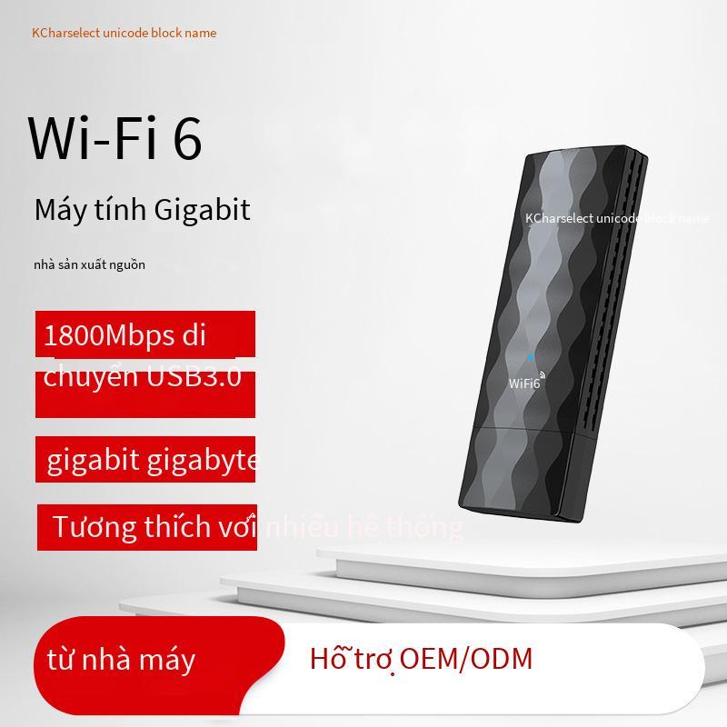Phong cách mới nhất COMFAST 951AX card mạng không dây WiFi6 card mạng Gigabit tần số kép điện thoại di động USB di động card mạng máy tính để bàn