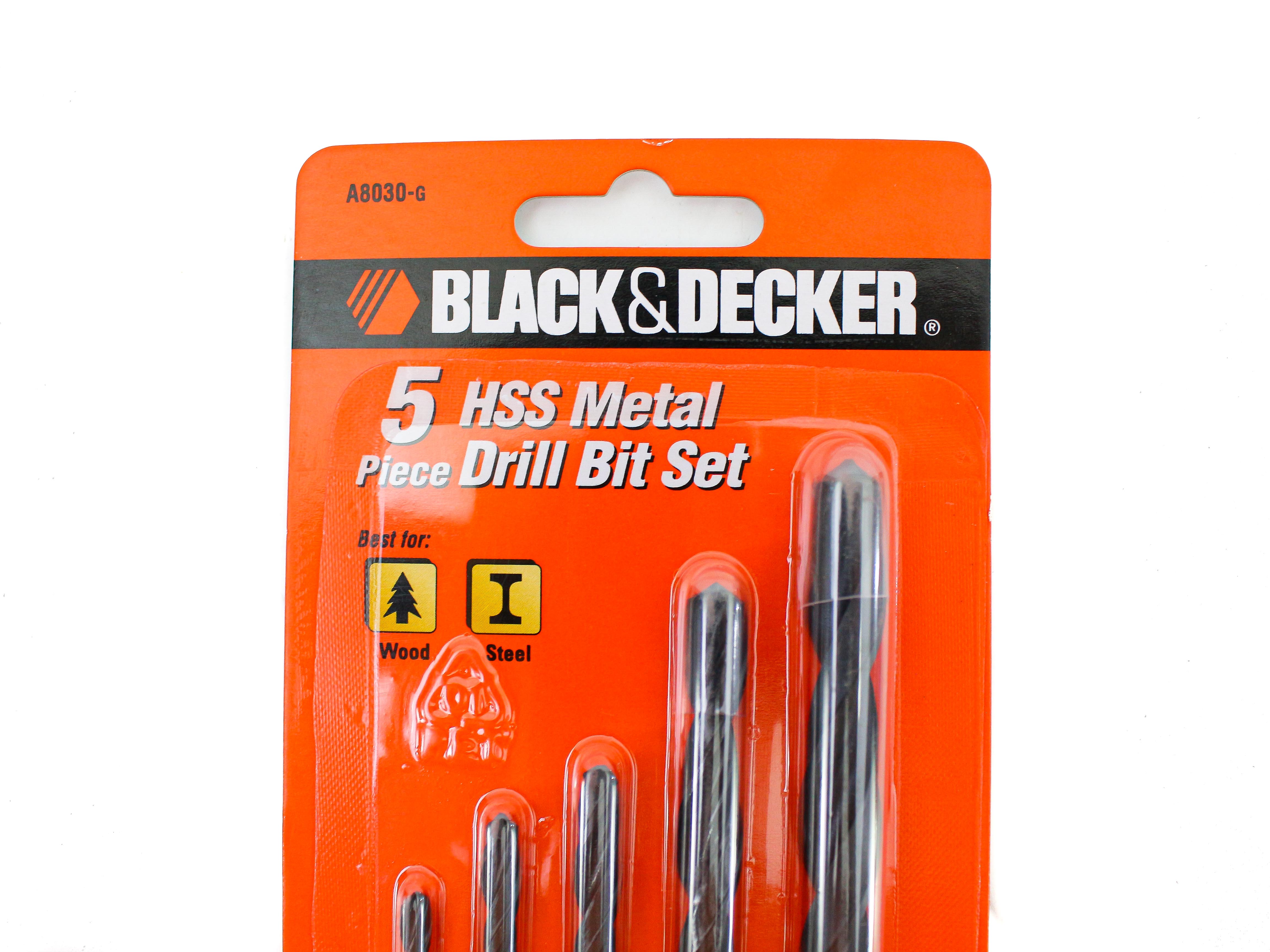 Bộ mũi khoan Black Decker A8030G 5 chi tiết