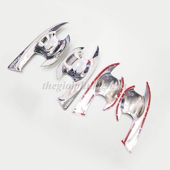 Bộ ốp hõm cửa xe Nissan Terra mạ Crom