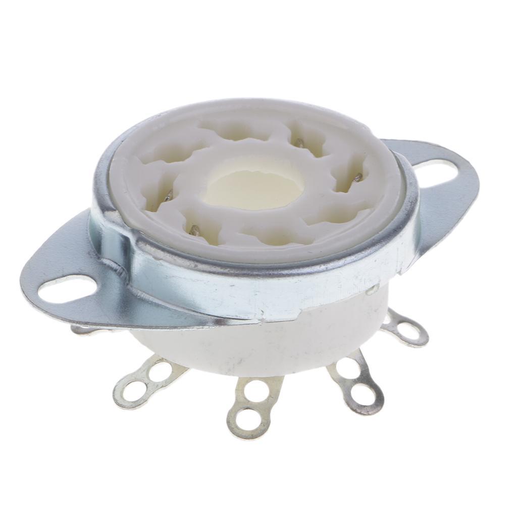 Mounting Vacuum tube socket GZC8-Y-6 for /6550/ 6P6P