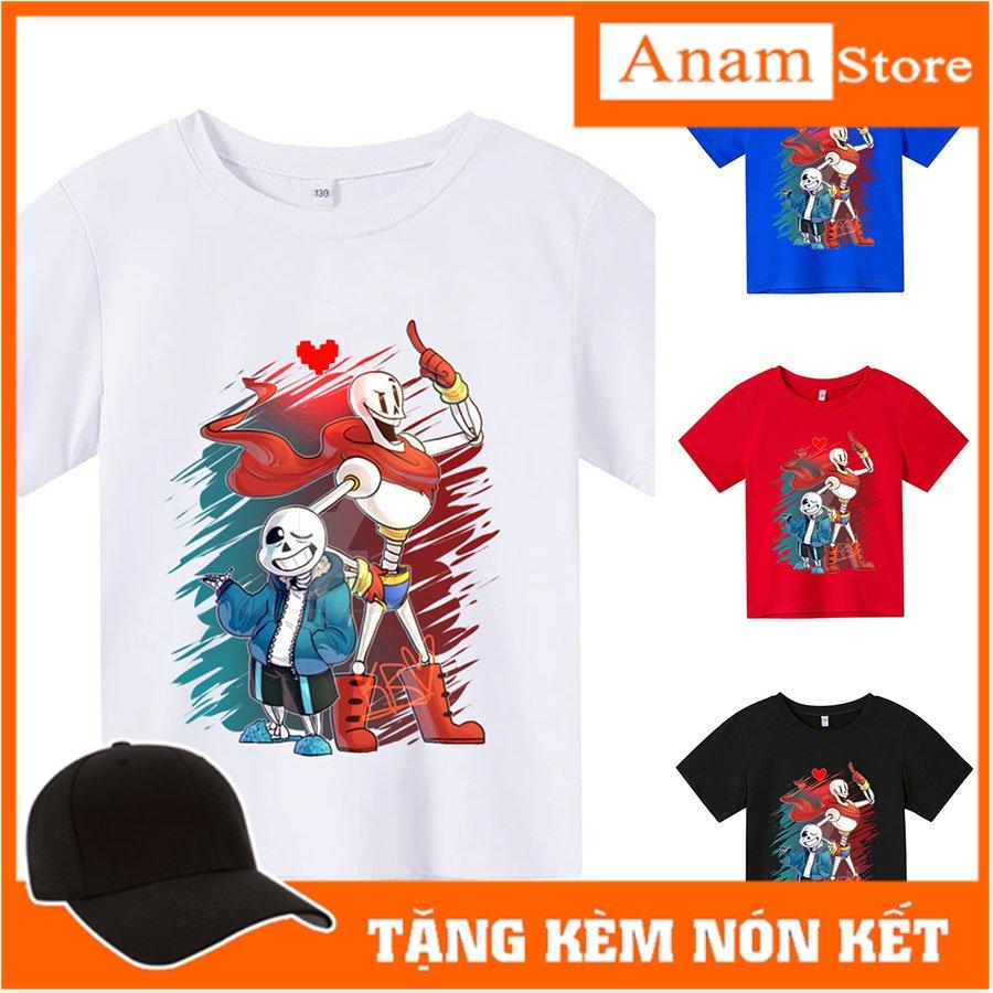Áo thun cho bé bé San, 4 màu, có size người lớn, áo thun trẻ em Anam Store