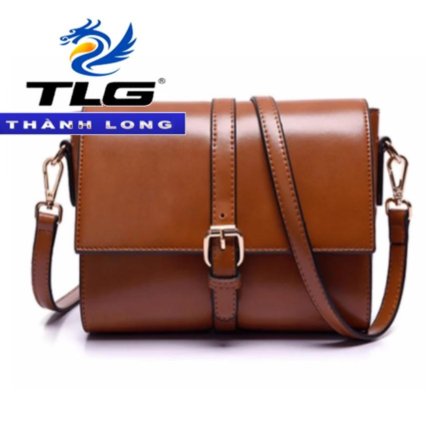 Túi đeo chéo thời trang phong cách Đồ Da Thành Long TLG 208094 1( Nâu nhạt )