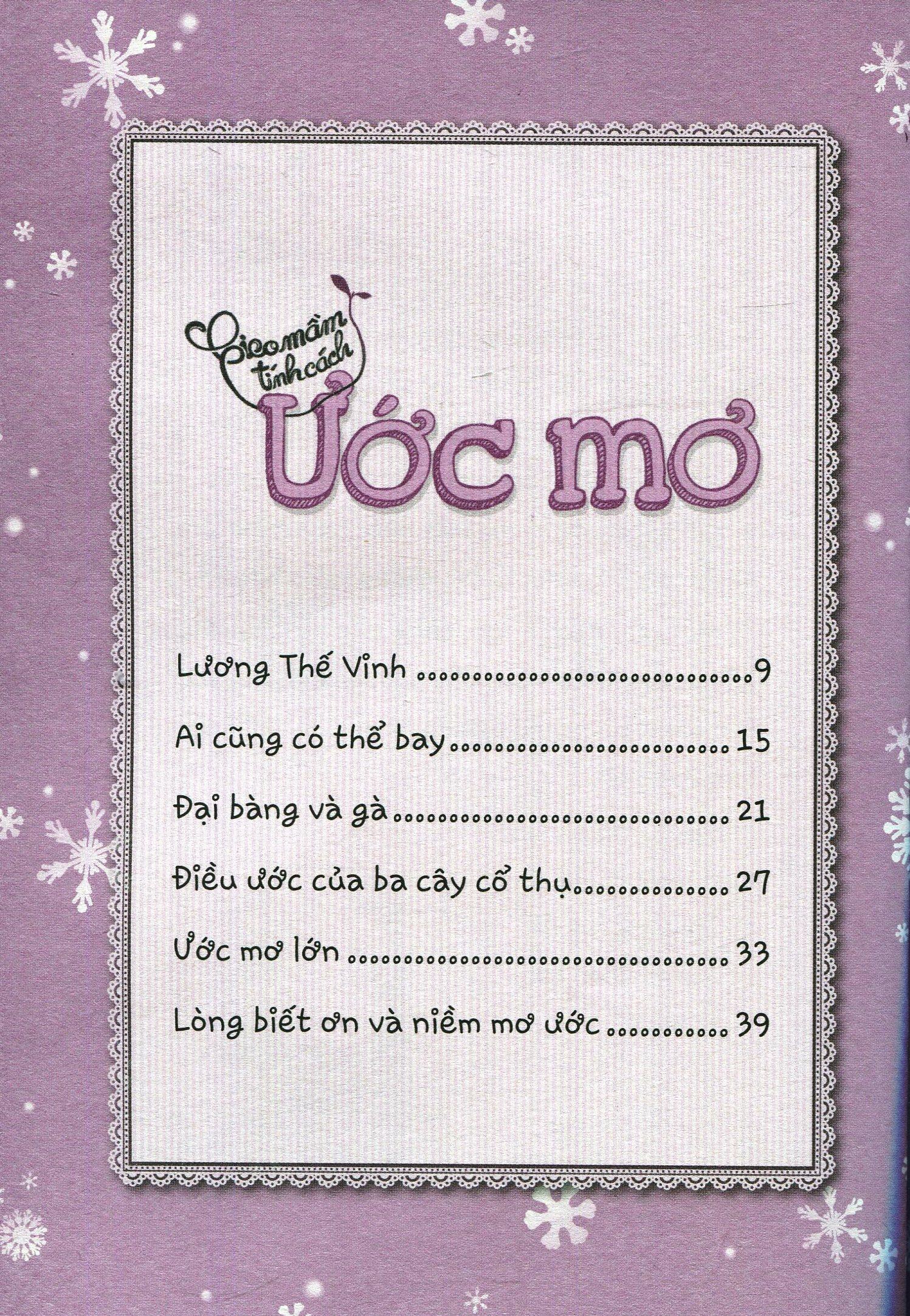 Sách Gieo Mầm Tính Cách - Ước Mơ ( Tái Bản )