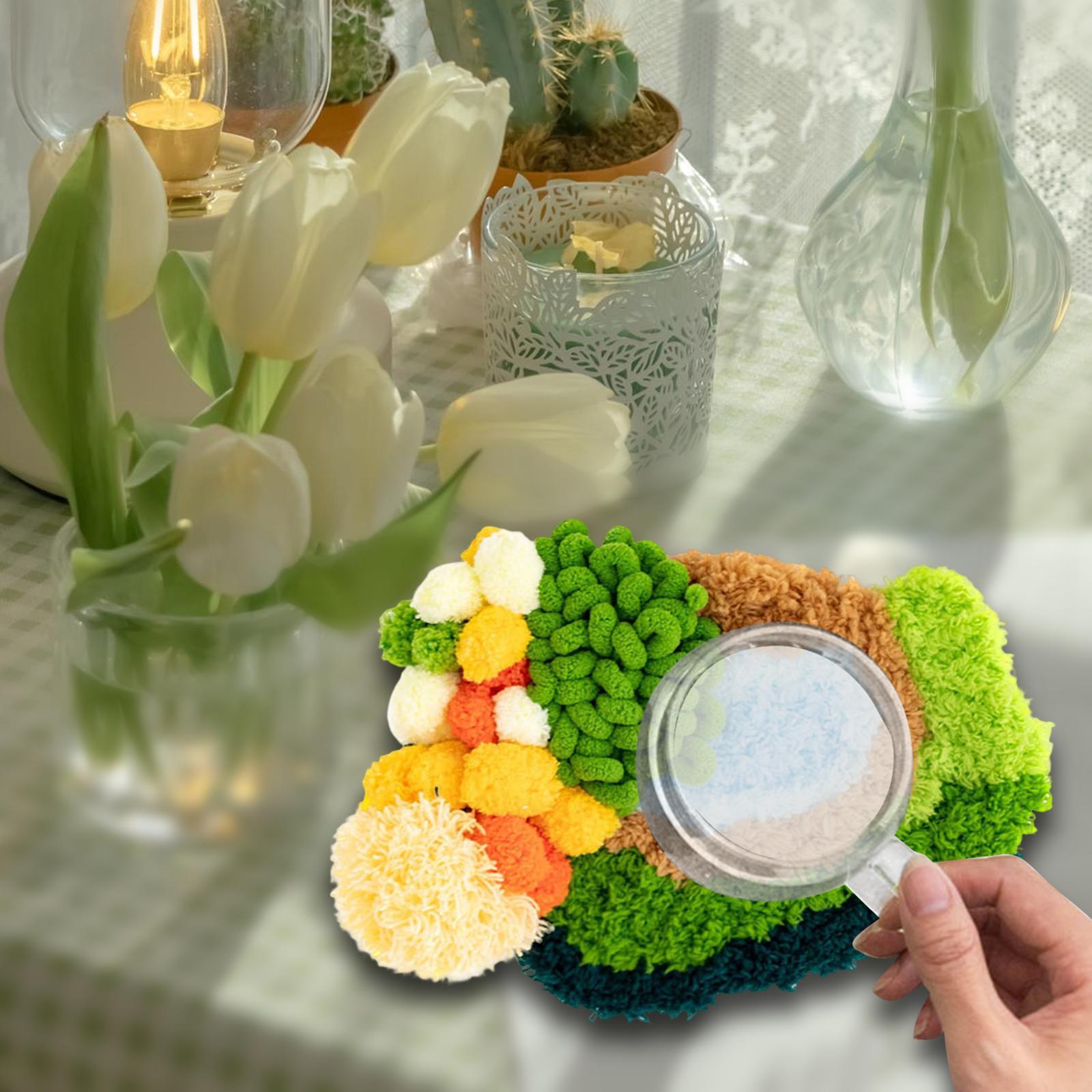 Punch Coasters Set Home Ornament Crafts DIY for Kids Beginners Adults