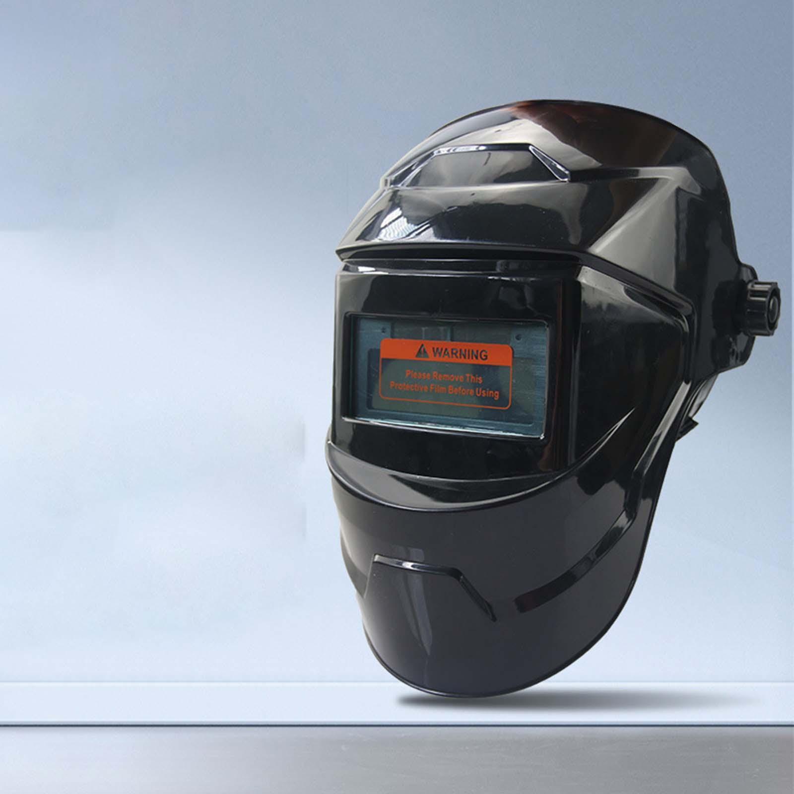 Solar Power Automatic Darkening Welding Wide Adjustable Shade Universal Size Large Viewing Welder for Weld Grinding Welder Mig TIG