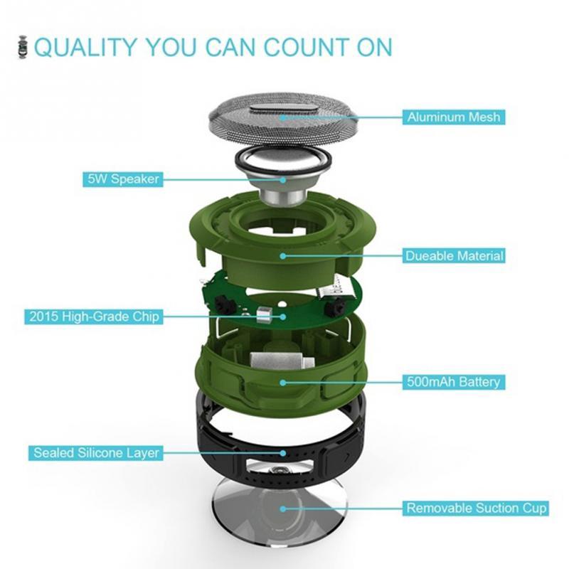 Loa ngoài trời Bluetooth Stereo Loa mini chống nước