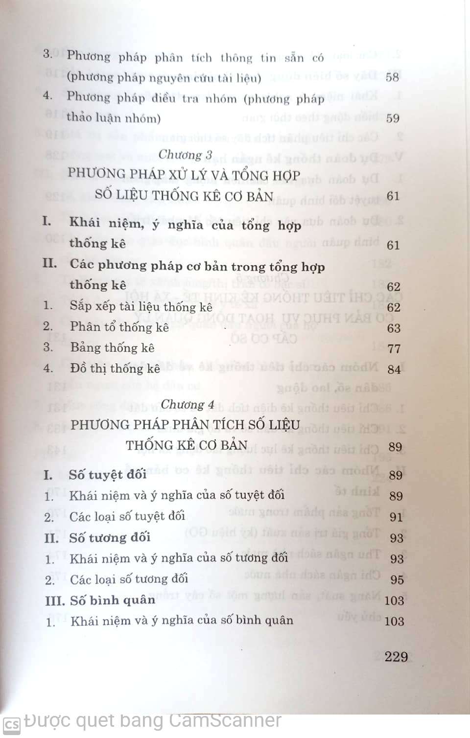 Phương pháp thu thập và xử lý số liệu thống kê cơ bản (Dành cho cán bộ quản lý cấp cơ sở)