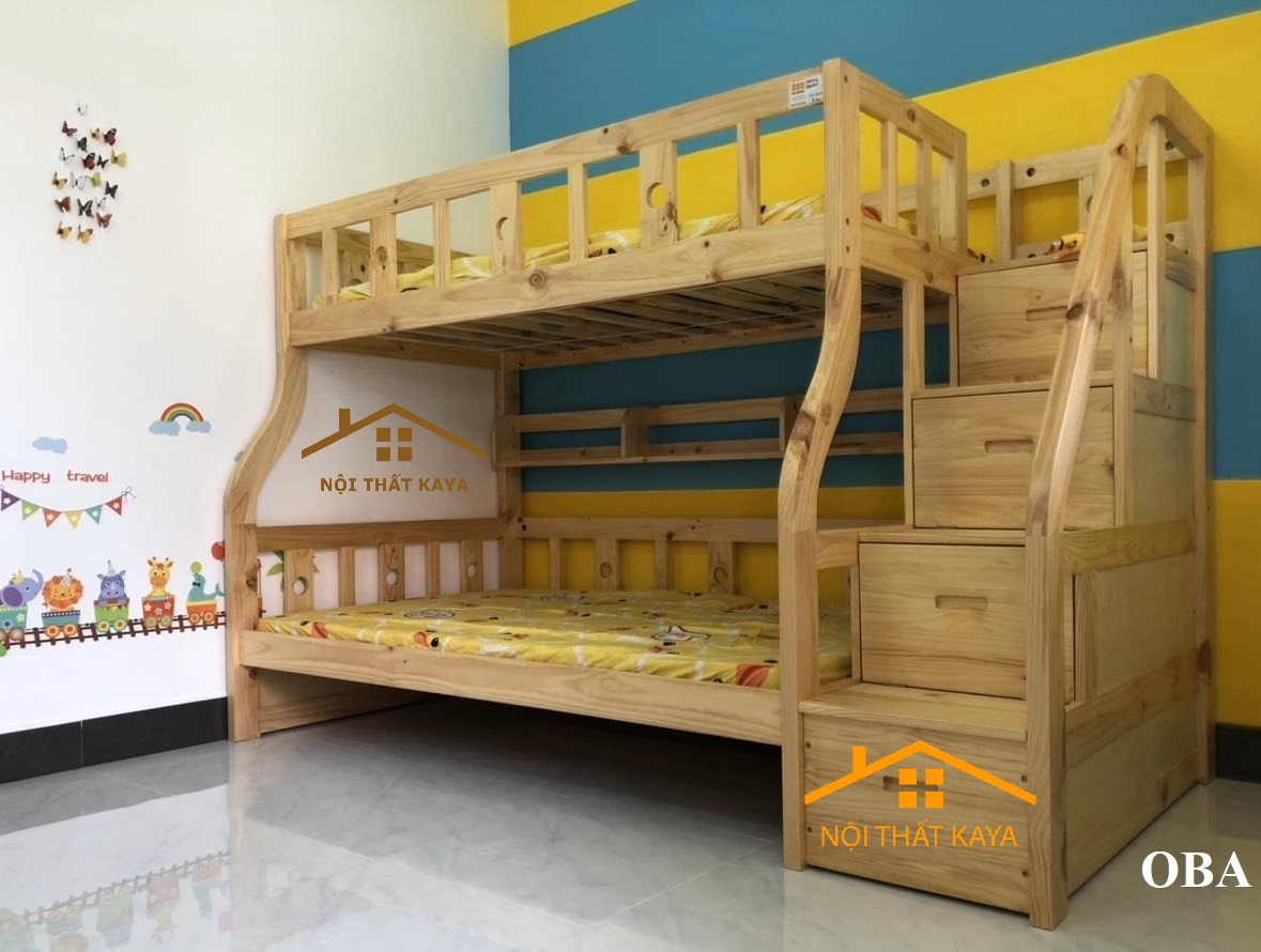 Giường 3 tầng - OBA (1m-1m2-1m)