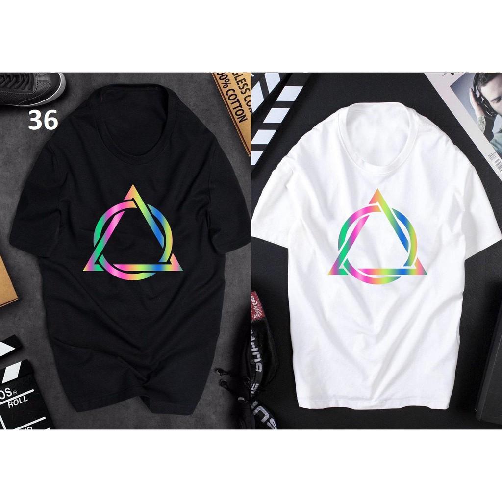 Áo thun Unisex phản quang 7 màu Có size tay lỡ