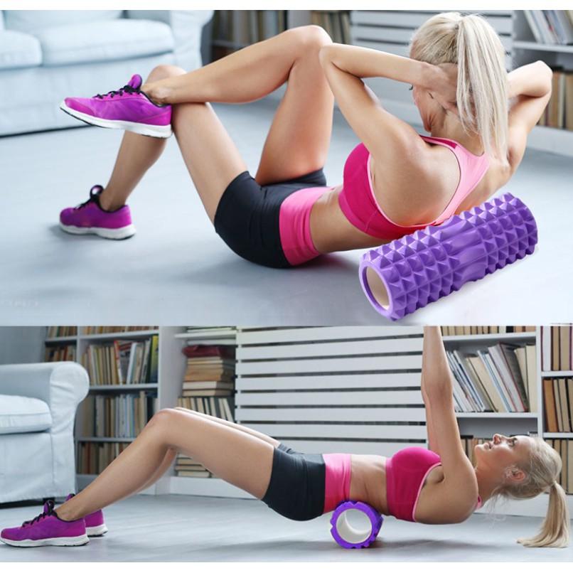 Con Lăn Foam Roller Massage Gai 33cm Dãn Cơ Tập Gym, Yoga, Thể Hình miDoctor