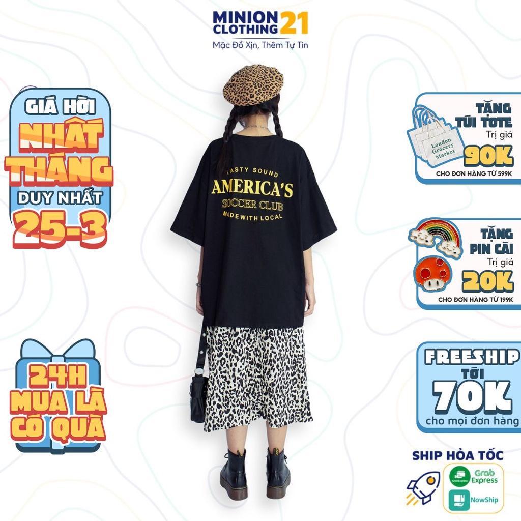 Áo thun tay lỡ MINION CLOTHING phông Unisex nam nữ tee oversize form rộng pull Ulzzang Streetwear Hàn Quốc vải mềm A3008