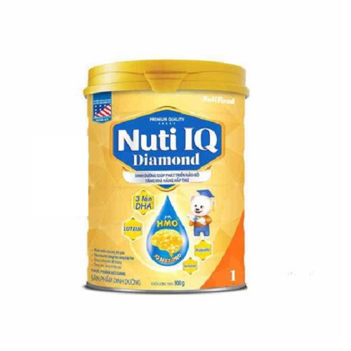 Sữa bột NUTI IQ Diamond số 1 cho trẻ từ 0-6 tháng - 900g