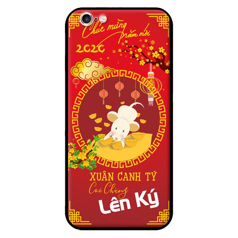 Ốp lưng in cho Iphone 6/6s Mẫu Tết 2020  - Hàng chính hãng