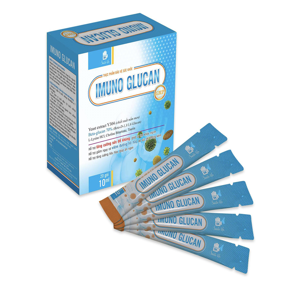 Thực phẩm bảo vệ sức khỏe IMUNO GLUCAN - Hỗ trợ tăng cường sức đề kháng, giúp cơ thể khỏe mạnh