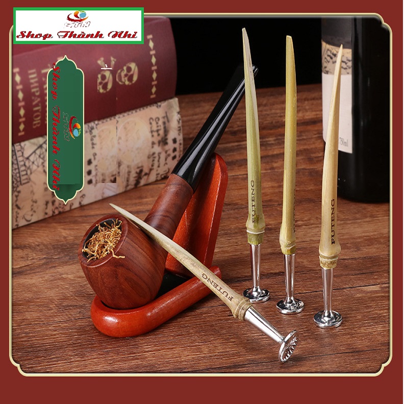 dụng cụ chèn tẩu thuốc cao cấp Futeng, đầu kim loại Shop Thành Nhi STNA101A