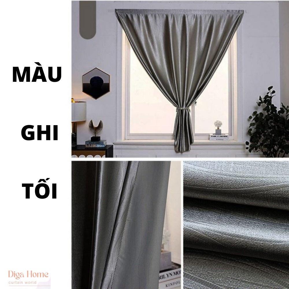 Rèm Dán Cửa Phòng Ngủ-Trang Trí,Decor-Không Cần Khoan Vô Cùng Tiện Lợi, Chất Liệu Vải Cản Sáng Tốt-Nhiều Màu,Kích Thước