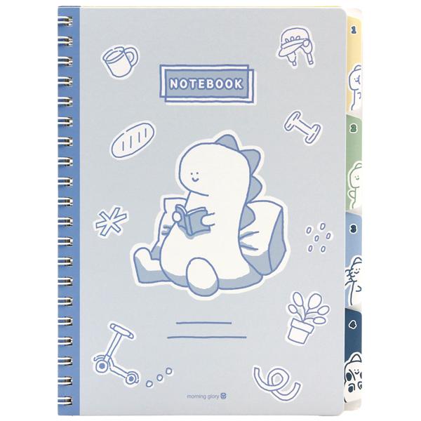 Sổ Lò Xo Đánh Dấu Bìa Nhựa Kẻ Ngang - Morning Glory 111131-89627