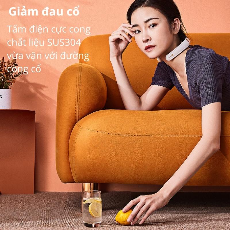 Máy Massage Cổ Vai Gáy Mát Xa Cột Sống Cổ Xung Điện 5 Chế Độ 15 Cường Độ Bugu BG-NM1 - Hàng Chính Hãng