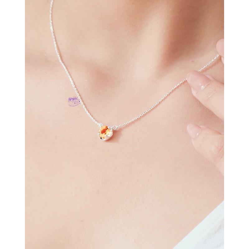Dây chuyền Thach anh vàng thiên nhiên SP001794 Gypsy.lala