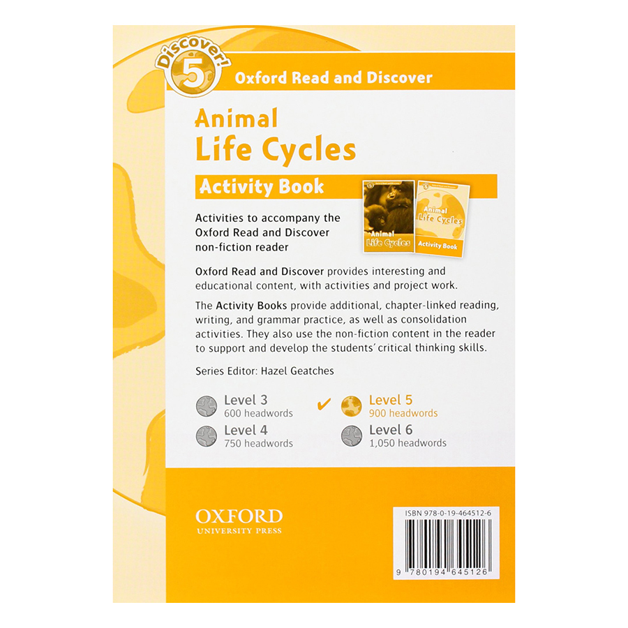 Oxford Read and Discover 5: Animal Lifecycles Activity Book