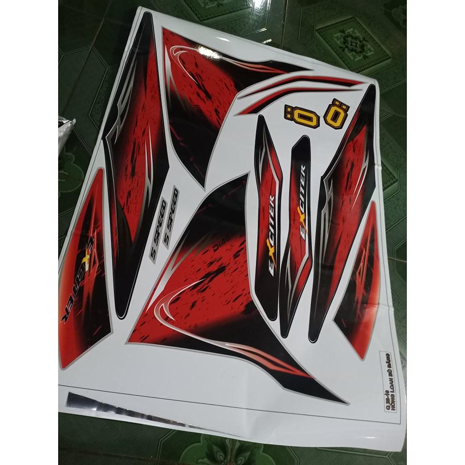 Tem rời ex 135 2011 đỏ đen