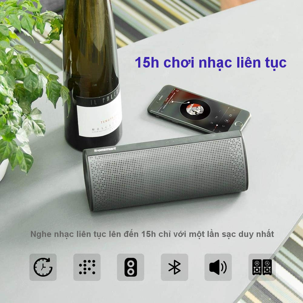 Loa bluetooth 4.2 Công suất 15W TRONSMART Element Pixie  TM-265129 - Hàng chính hãng