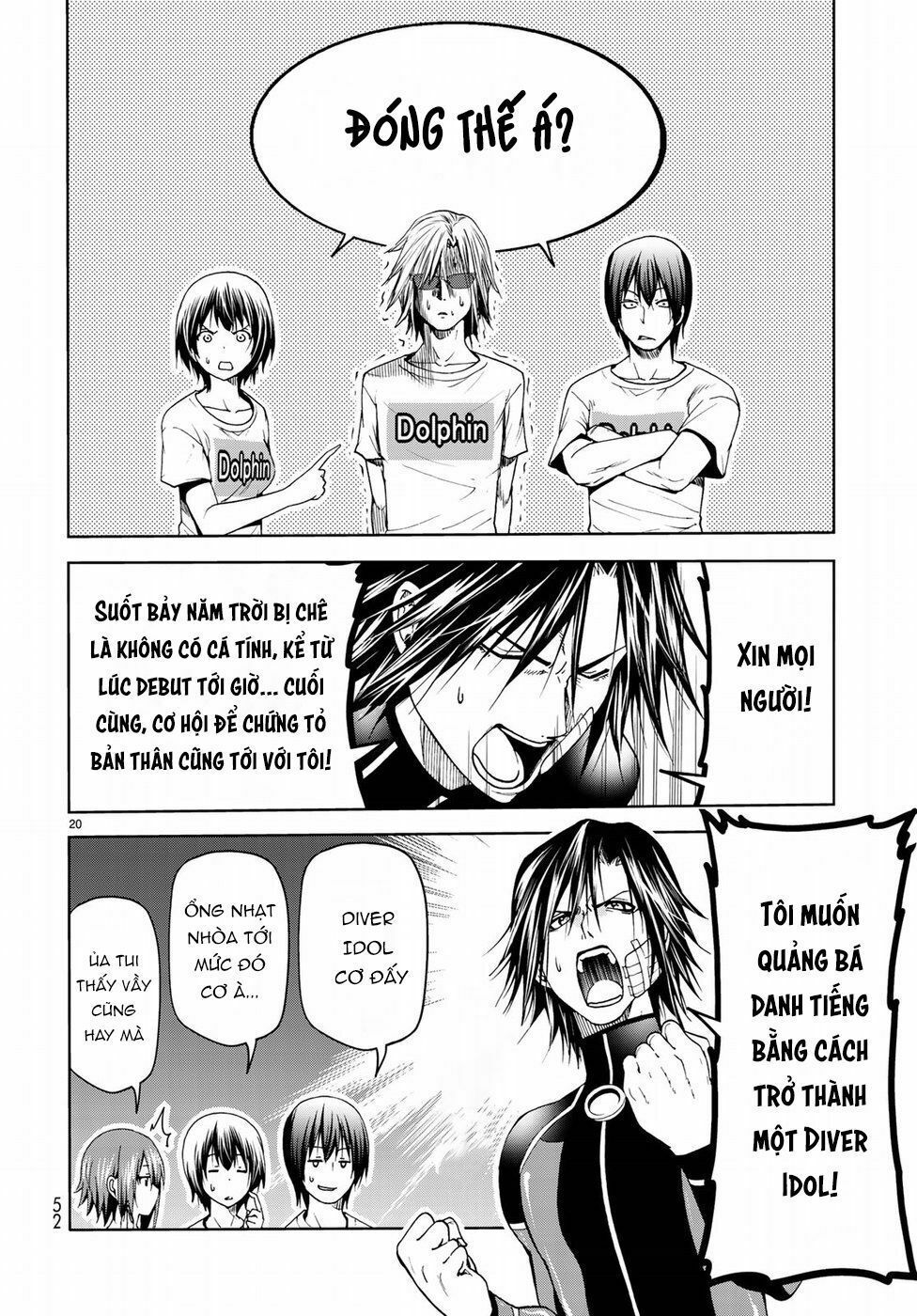cô gái thích lặn - grand blue chapter 52 20