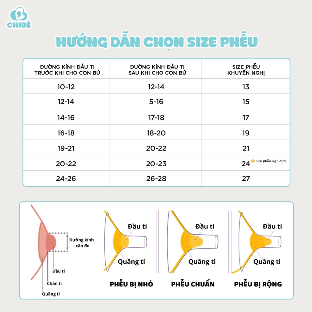 Máy Hút Sữa Điện Đôi Rảnh Tay Chibe CB010 Dễ Dàng Sử Dụng 16 Tốc Độ Hút, 3 Chế Độ Hút - Hàng Chính Hãng