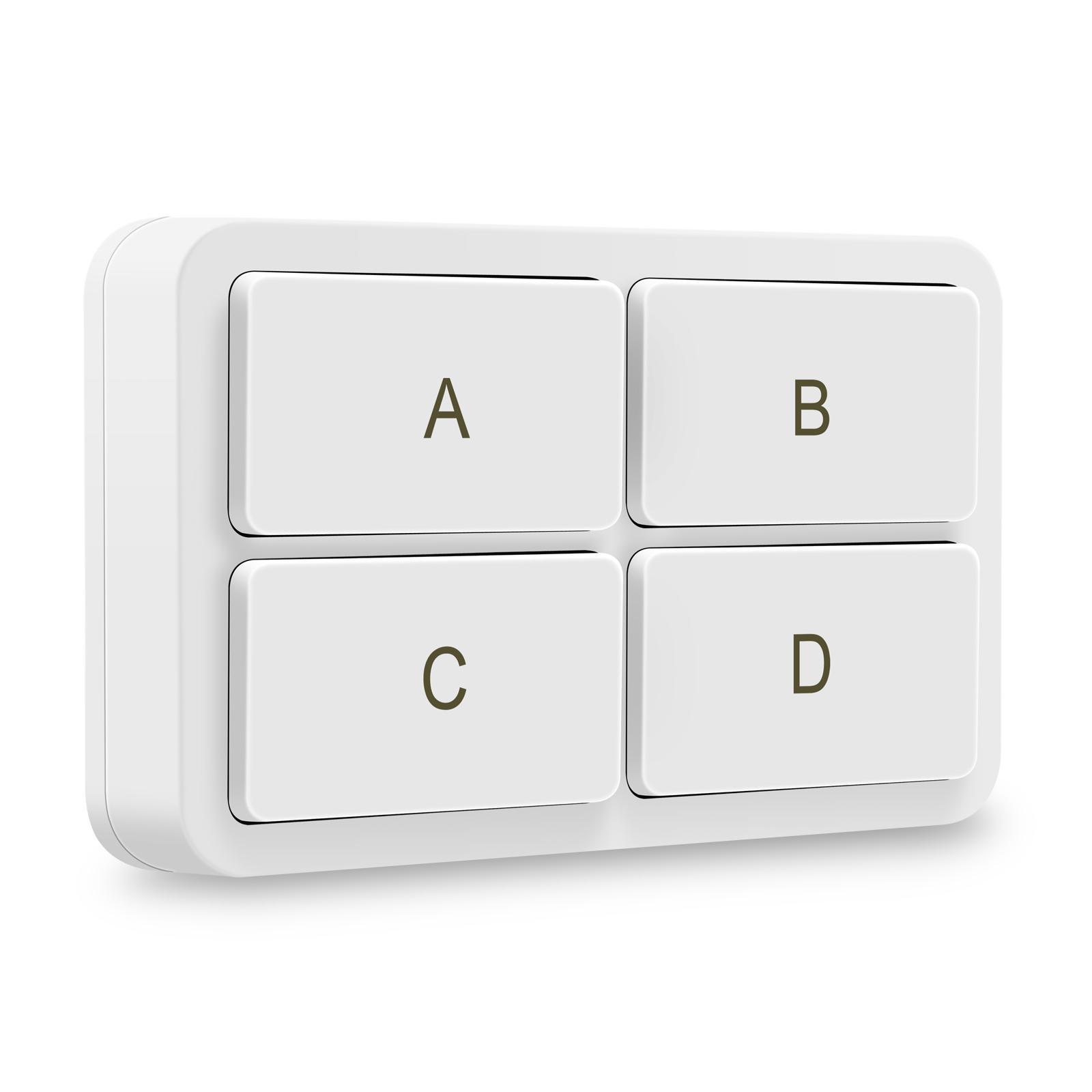 Wireless Smart Switch Button for   Hub Required 4 Buttons for Curtains
