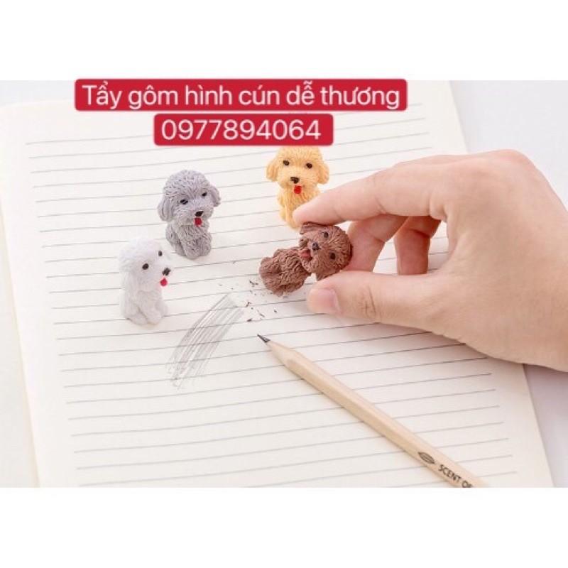 Tẩy gôm hình cún chó dễ thương