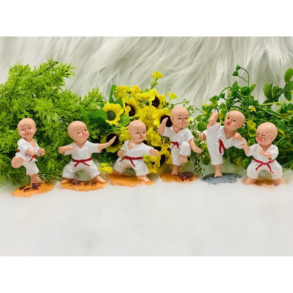 Bộ 6 Tượng Chú Tiểu múa võ Karate