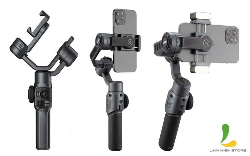 Tay cầm chống rung Gimbal Zhiyun Smooth 5 cho điện thoại - Hàng nhập khẩu