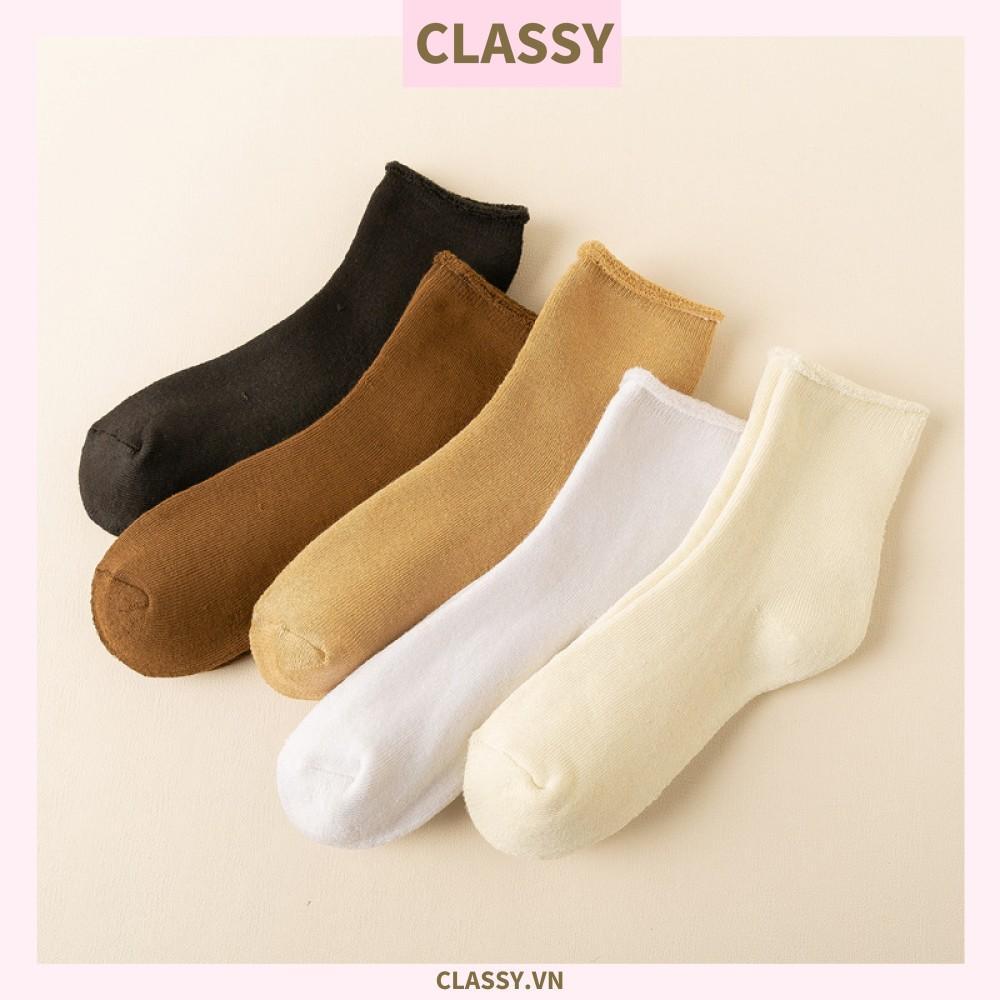 Tất giữ nhiệt Classy mùa đông chất liệu cotton dày dặn G1425