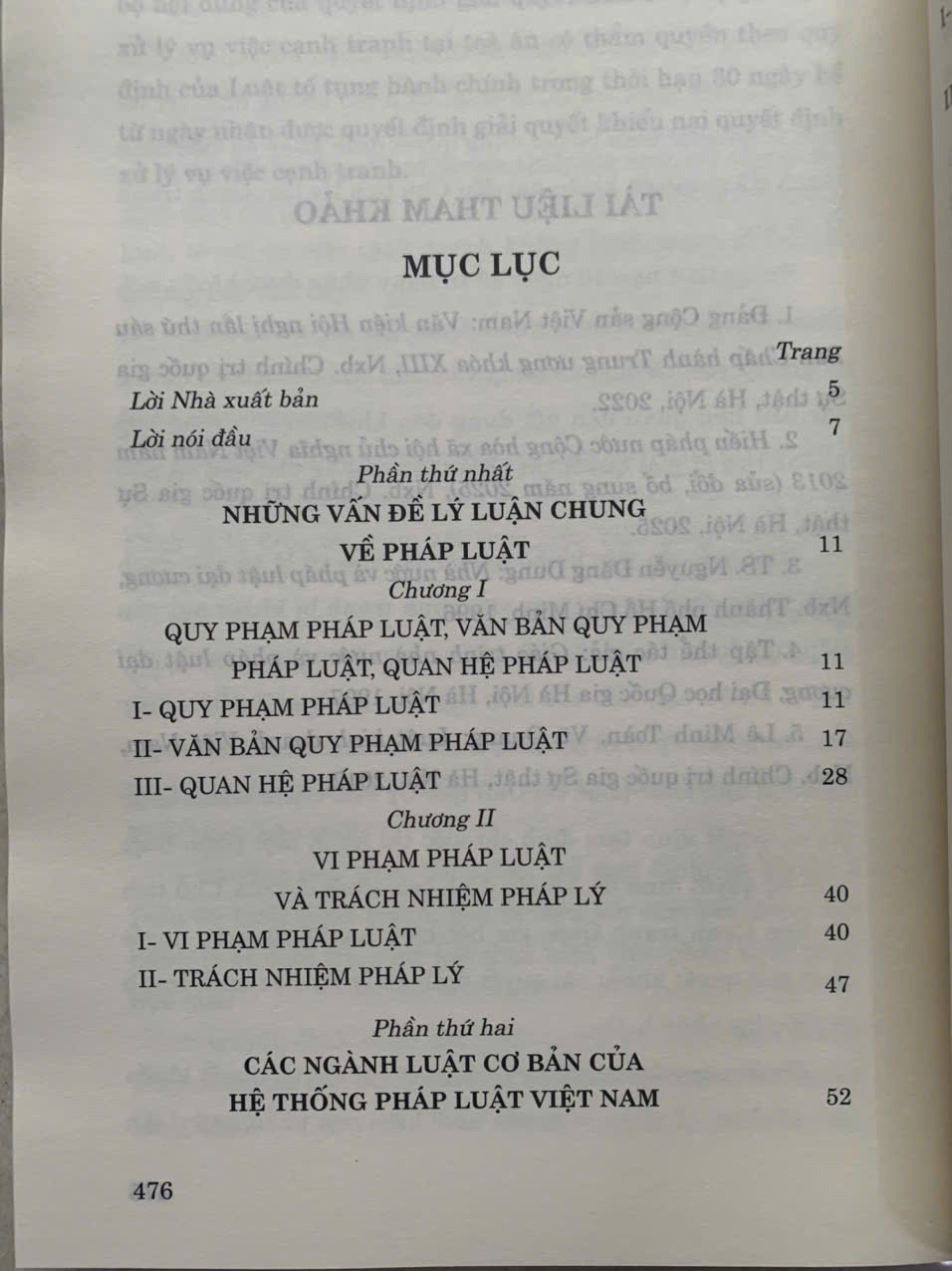Pháp luật đại cương dùng trong các trường ĐH, CĐ và trung cấp, xuất bản lần 19, sửa đổi, bổ sung