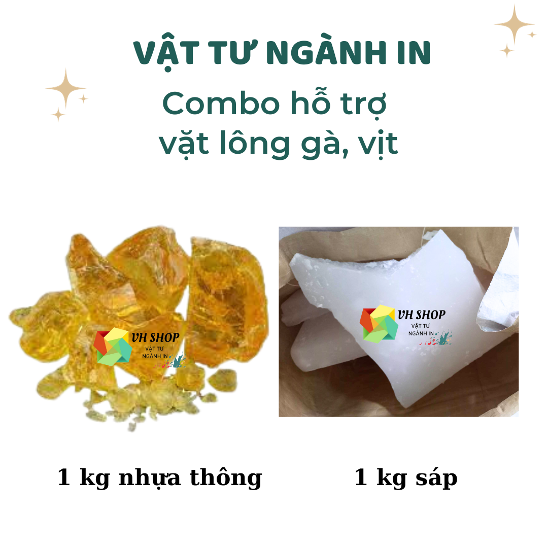 Combo hỗ trợ vặt lông gà vịt