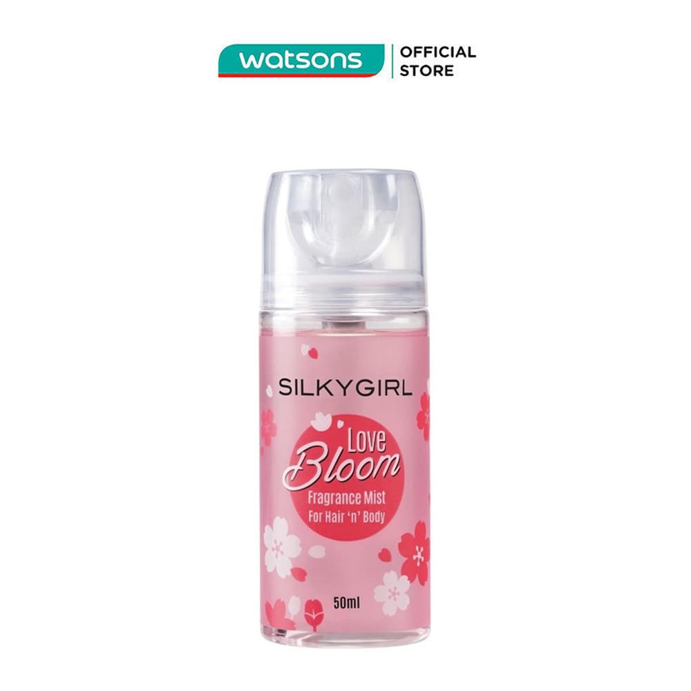 Xịt Thơm Toàn Thân &amp; Tóc Silkygirl Hương Hoa Cỏ Love Bloom Fragrance Mist 50ml