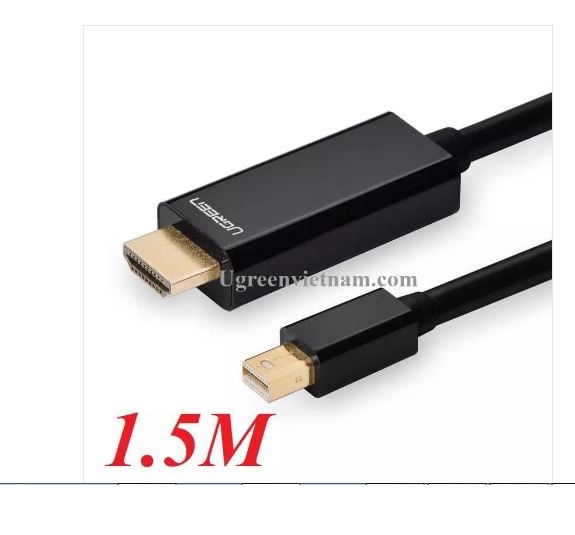 Cáp Mini DisplayPort to HDMI dài 1,5M Ugreen 10450 - Hàng chính hãng