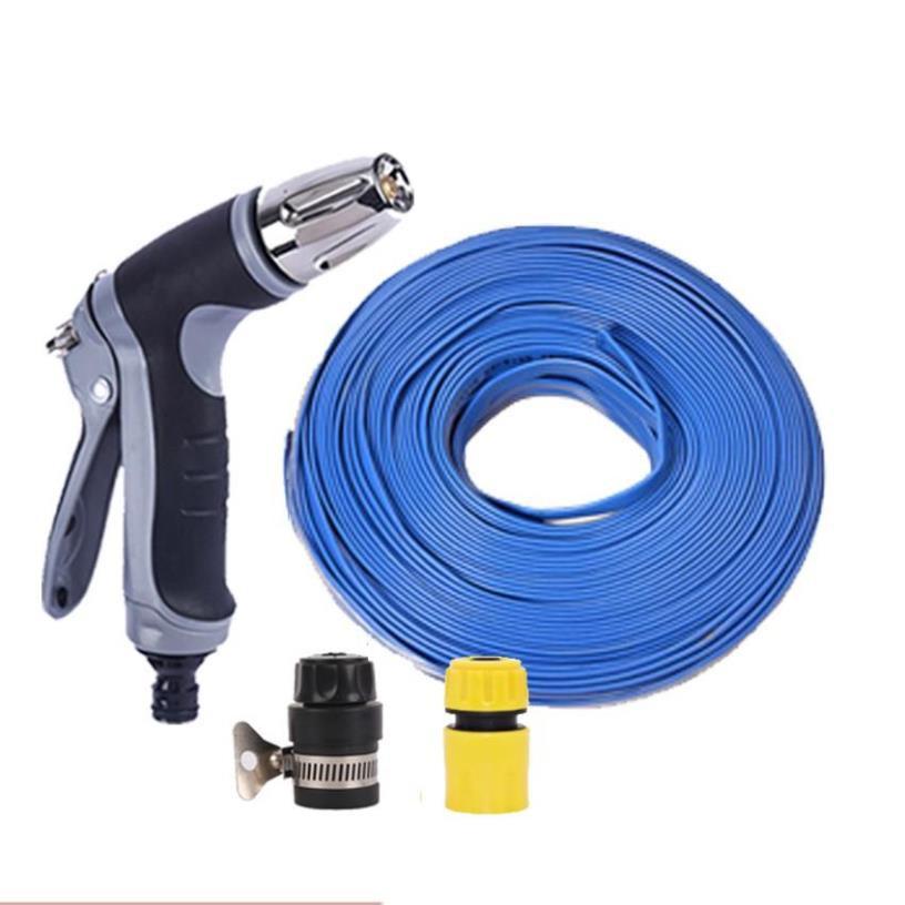 Bộ dây và vòi xịt tăng áp rửa xe tưới cây 206817 20M (cút nhựa nối đen 712-2)