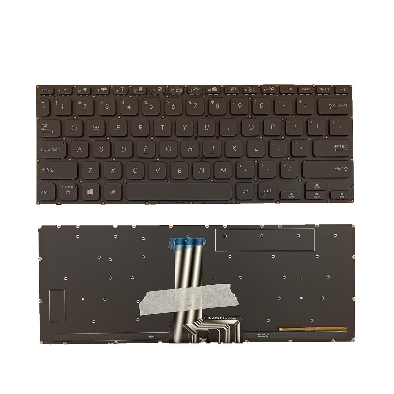 Laptop Keyboard Aexkpe01020 0kN1-A72US22 for 14 x409 x409FJ x409UB