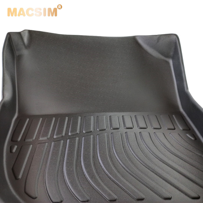 Thảm lót sàn xe ô tô Honda Jazz 2017- tới nay Nhãn hiệu Macsim chất liệu nhựa TPE cao cấp màu đen