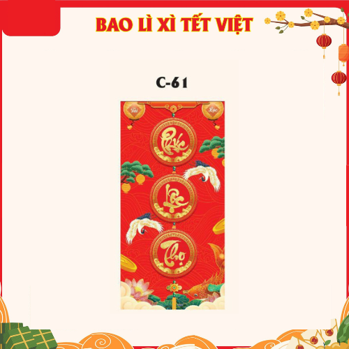 Bao Lì Xì 2023 Set 10 cái - C61
