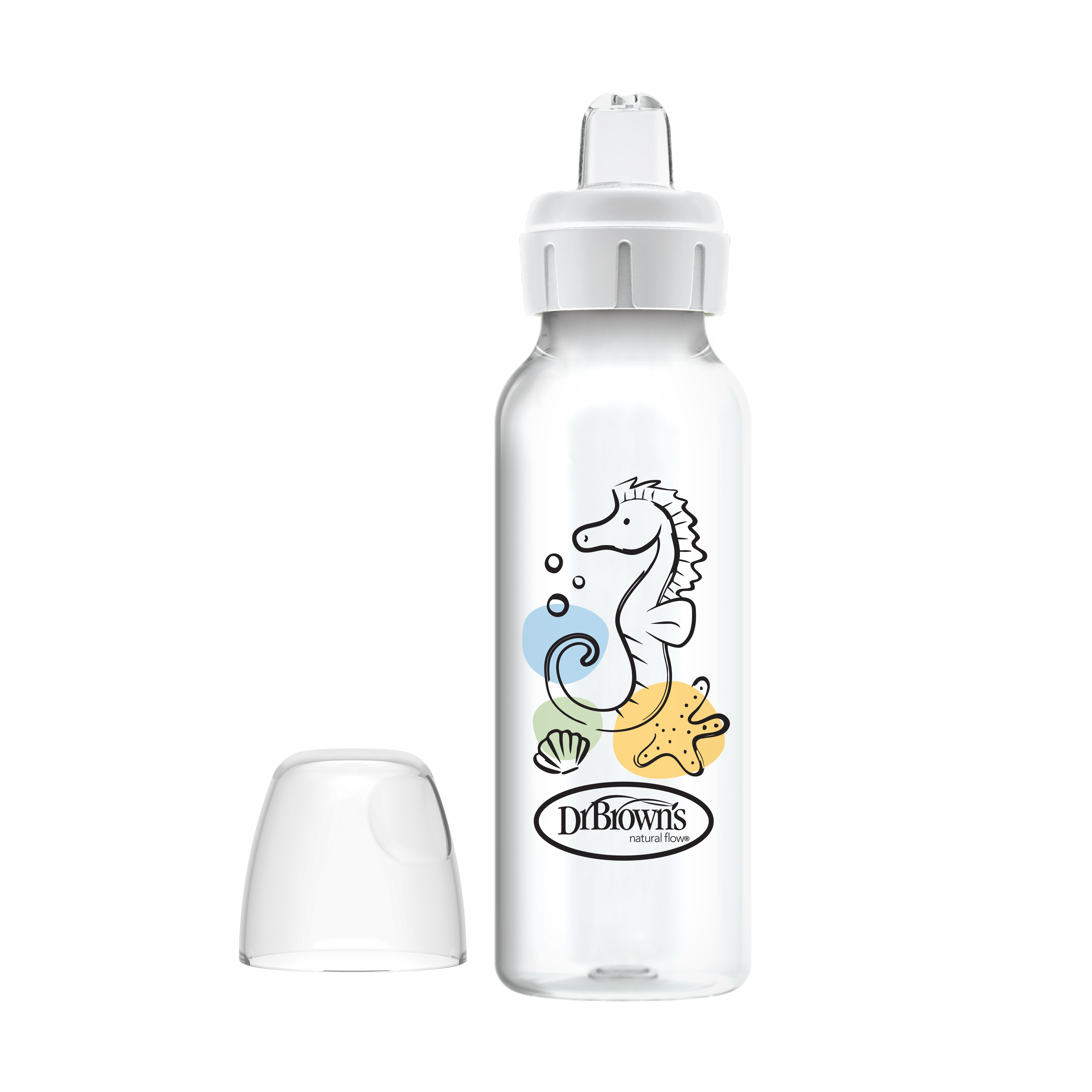 [ SB81094/95/96 ] Bình tập uống Dr.Brown's cho bé từ 6 tháng trở lên, nhựa PP, 250ml, dùng cho bé tập uống nước