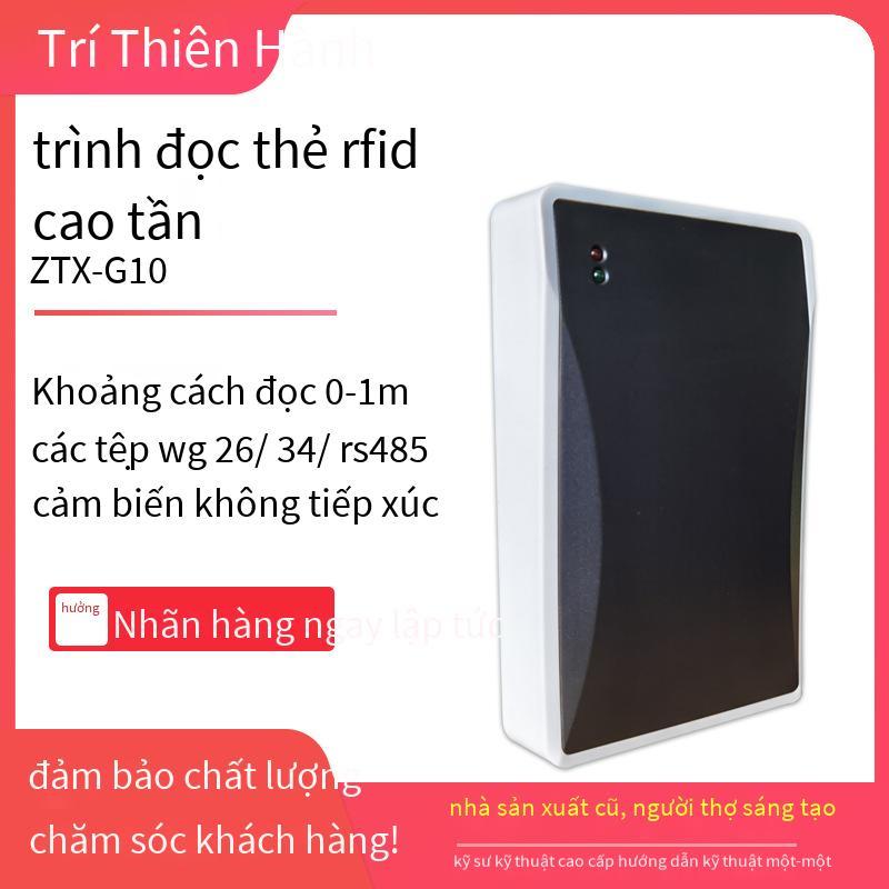 Đầu đọc thẻ kiểm soát truy cập RFID kiểu mới nhất Đầu đọc thẻ kiểm soát truy cập Wiegand WG26/34/RS485 Đầu đọc UHF UHF