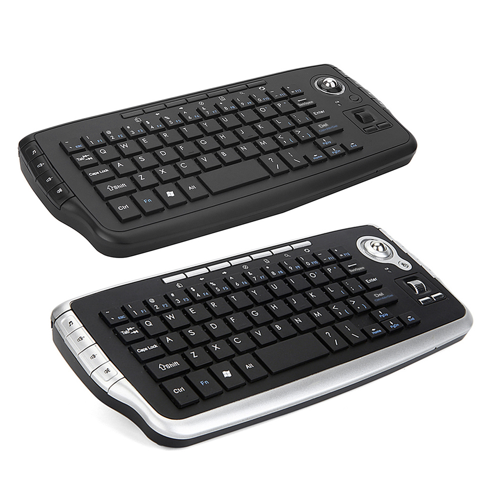 Bàn Phím Không Dây E30 2.4GHz Với Chuột Trackball Điều Khiển Từ Xa Bằng Bánh Xe Lăn Cho Android TV Box TV Thông Minh PC Máy Tính Xách Tay