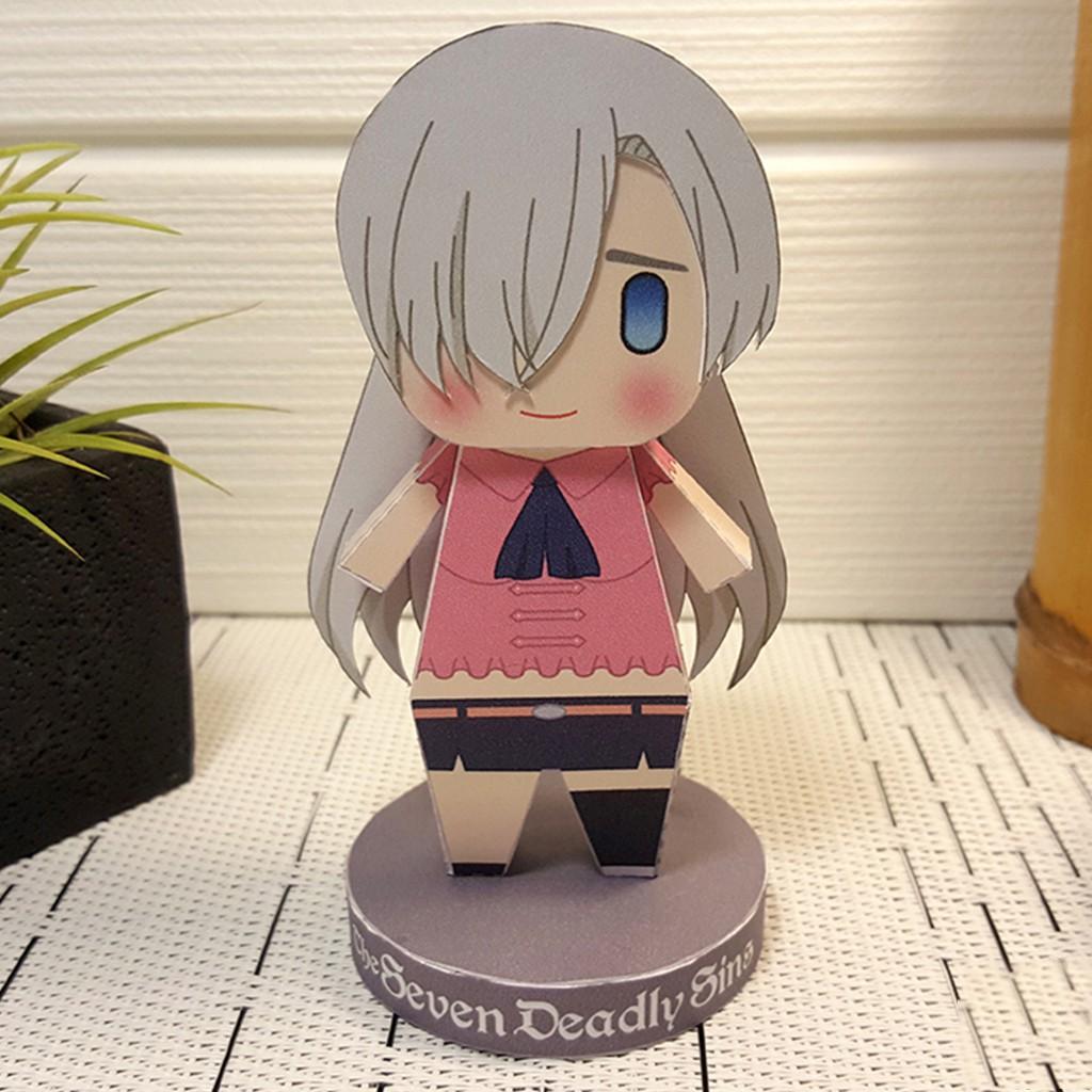 Mô hình giấy Anime Chibi Elizabeth Liones - The Seven Deadly Sins