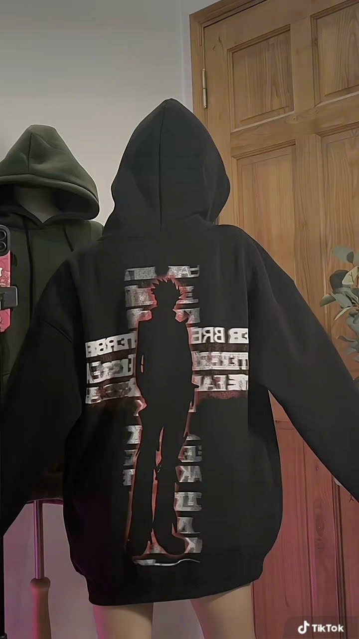 Áo Hoodie Tanazi Dài Tay Form Rộng Unisex Vải Nỉ Bông Hình In INTERBREAK 2 Màu (ảnh thật tại shop), áo khoác hoodie cặp đôi ulzzang nam nữ